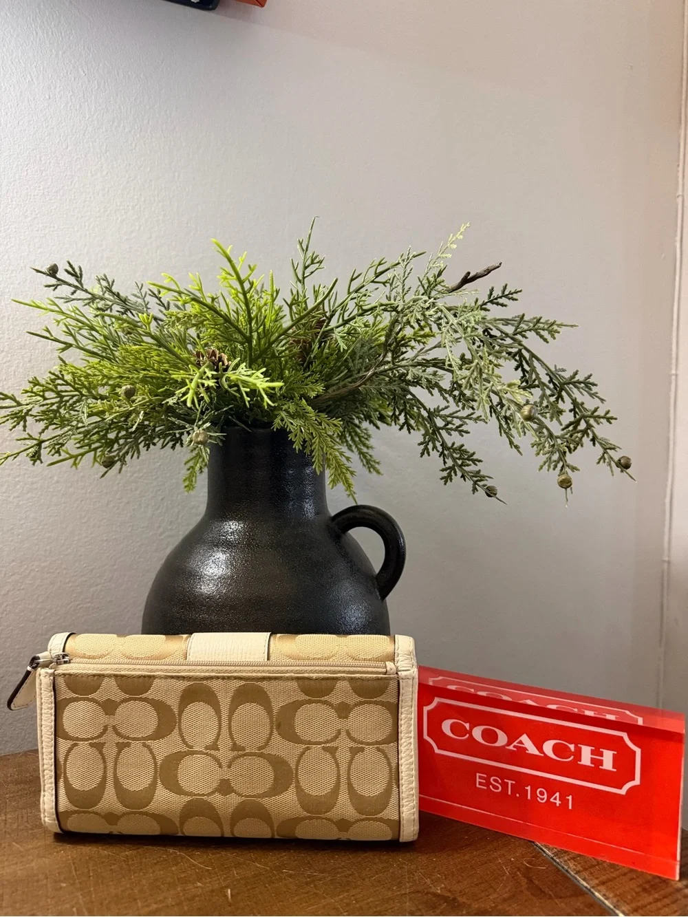 Coach Vintage Signature C Continental Wallet